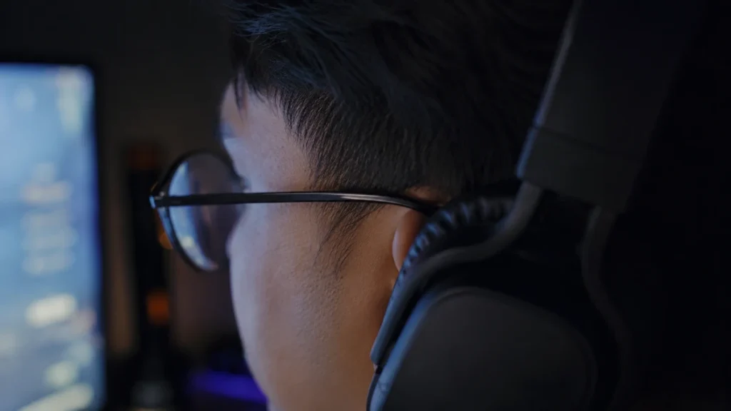 over ear headset