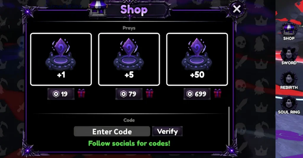 +1 DMG Per Revive Codes (September 2026): Free Prays & Stones 2 Gameplay overview of Roblox +1 DMG Per Revive